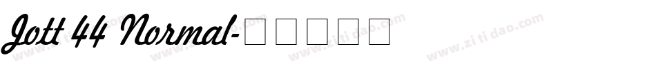Jott 44 Normal字体转换